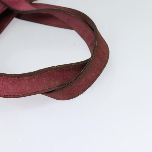 PRADA Hand Bag Suede Pink - Picture 7 of 9